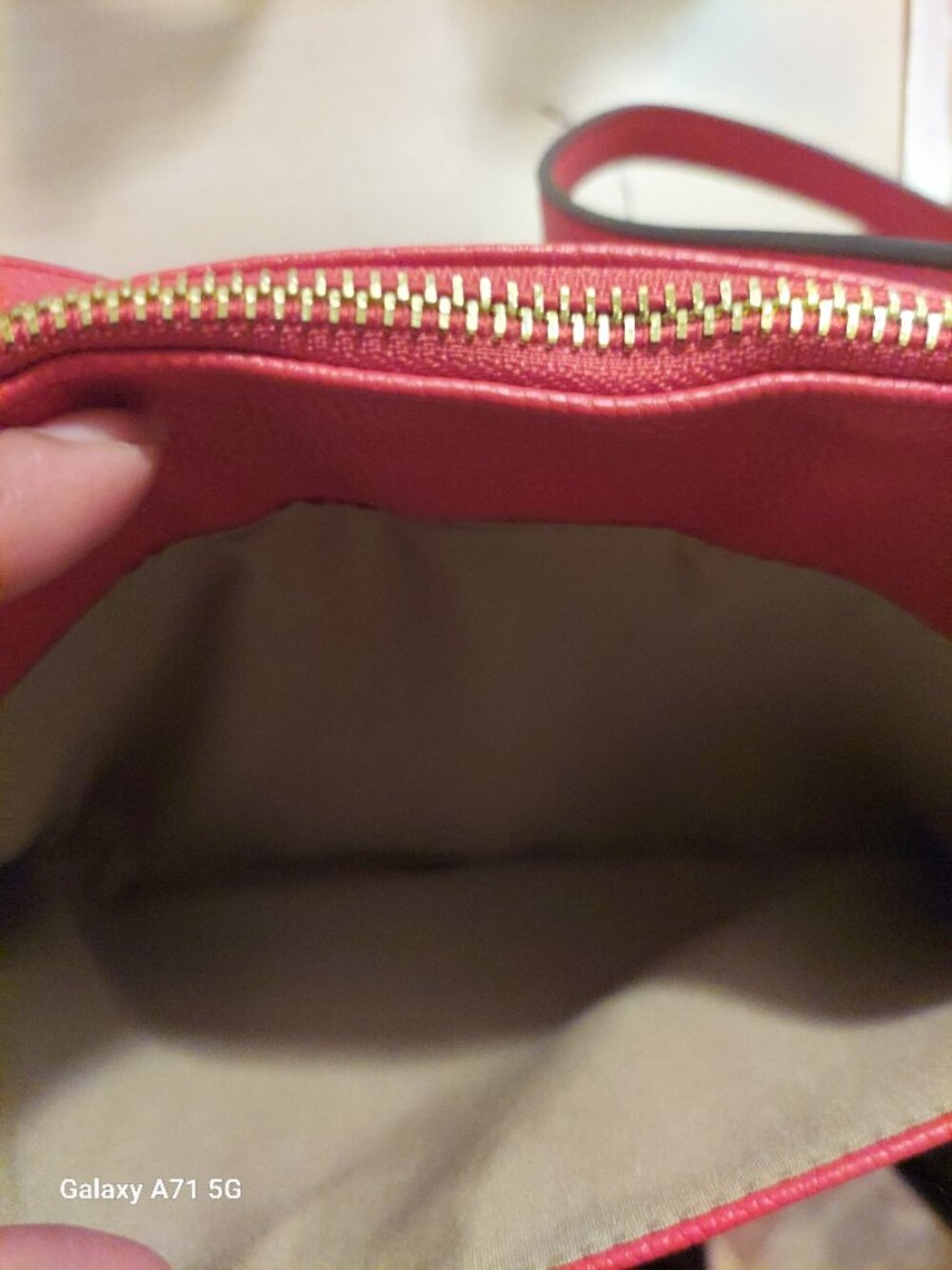 Nanette Lepore Red and Gold Crossbody for @chatwthisorthat - Picture 7 of 10
